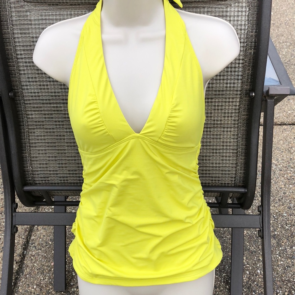 NWOT Athleta tankini, yellow, Size S
